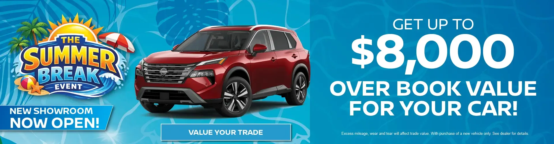 Get up to $8,000 over book value for your car at Nissan of Fort Myers